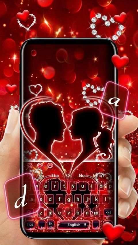 Valentine's Day Love Keyboard Theme screenshot 3