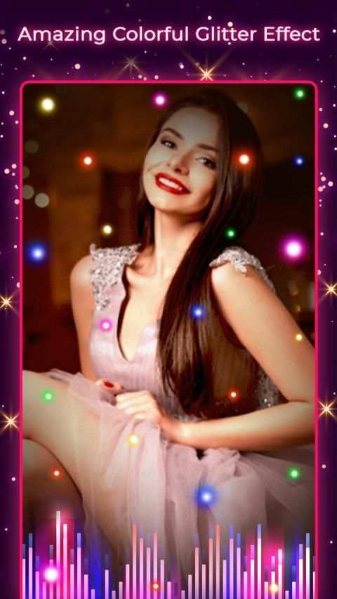 Glitter Effect Animation Video Maker स्क्रीनशॉट 3