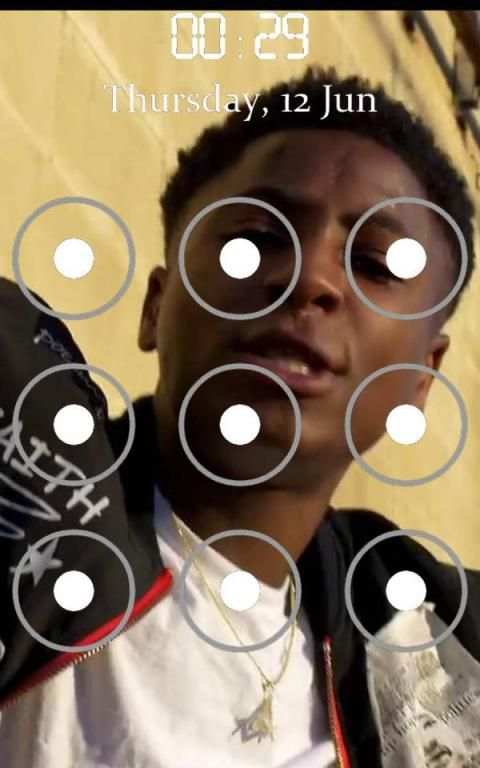 NBA Youngboy Pattern Lock Screen स्क्रीनशॉट 1