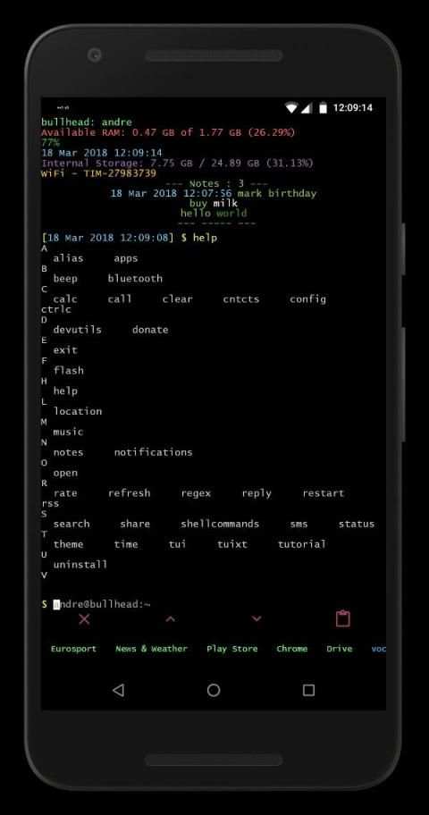Linux CLI Launcher screenshot 2