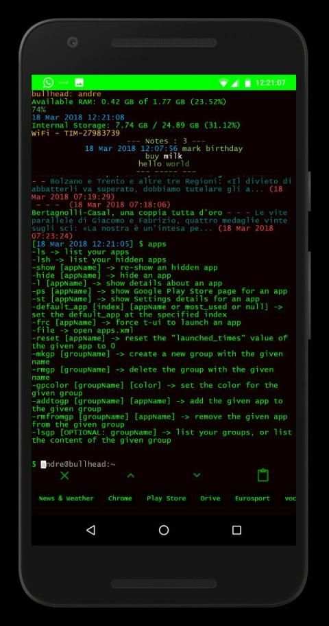 Linux CLI Launcher screenshot 1