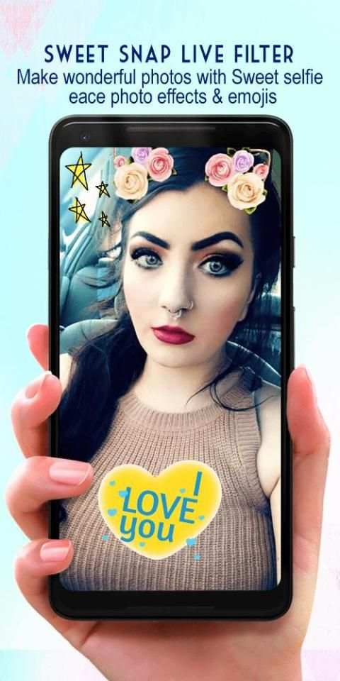 Sweet Snap Live Filter screenshot 1