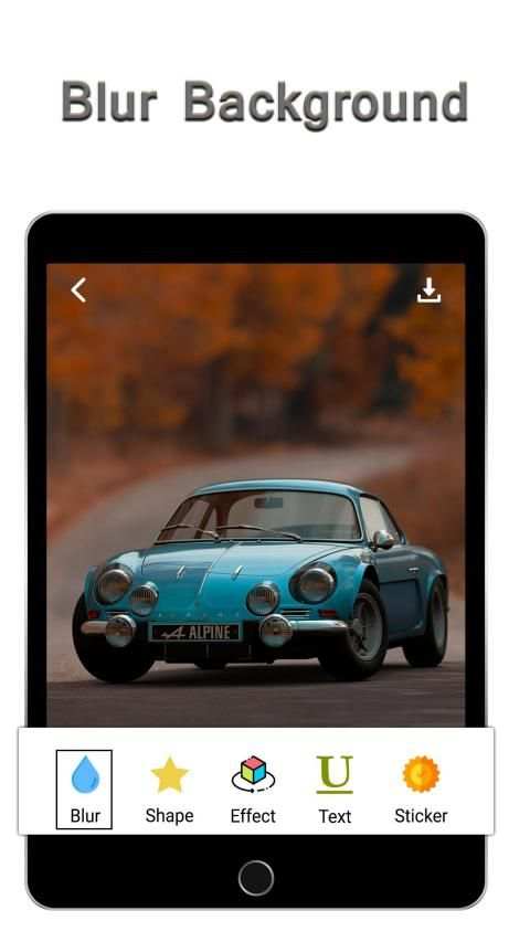 Blur Photo Editor : Blur Background With Shapes स्क्रीनशॉट 3