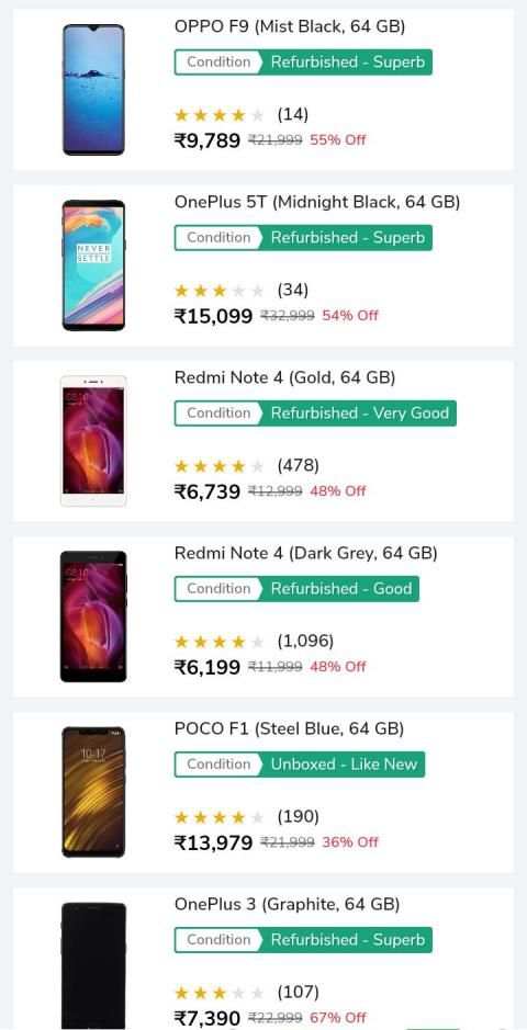 2Gud India Refurbished Shopping app screenshot 1