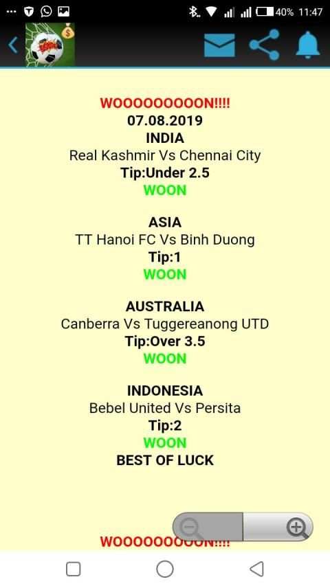 FREE SURE ODDS स्क्रीनशॉट 3
