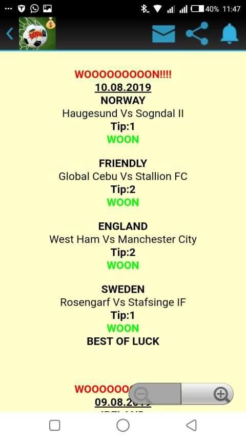 FREE SURE ODDS स्क्रीनशॉट 6