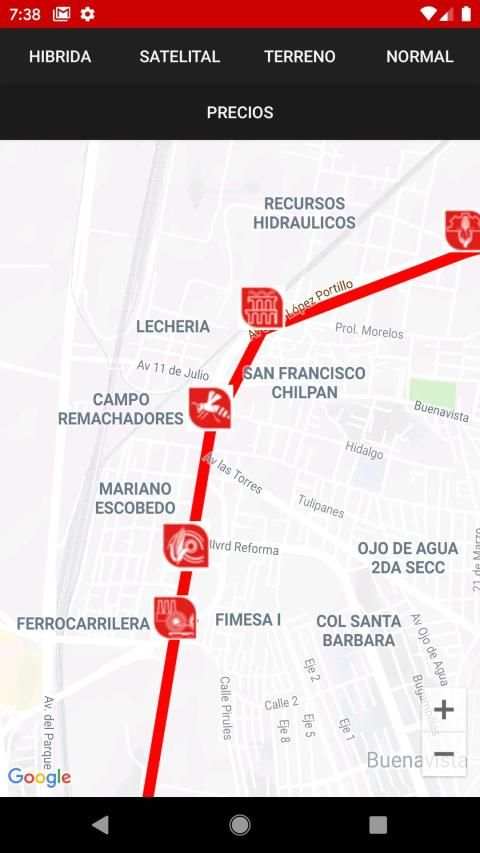 Mapa MexiBus, Suburbano y Mexicable स्क्रीनशॉट 10