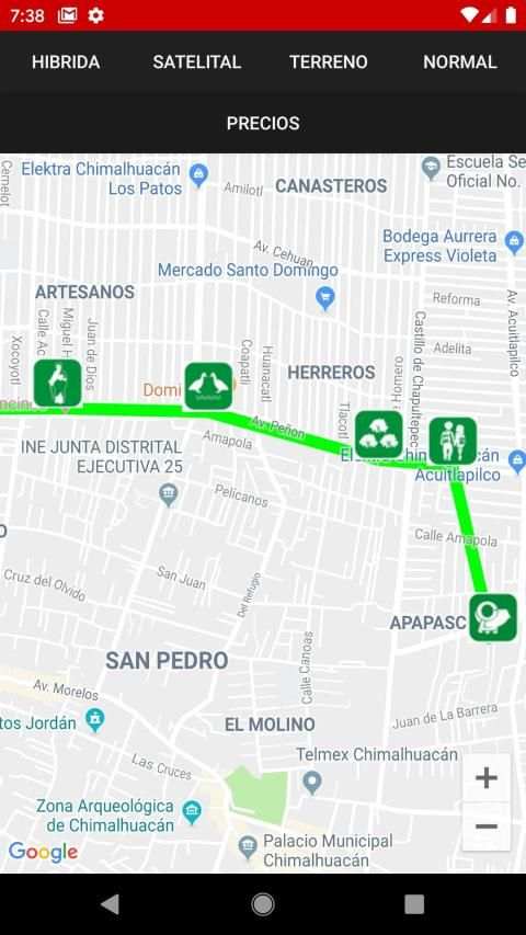 Mapa MexiBus, Suburbano y Mexicable स्क्रीनशॉट 8