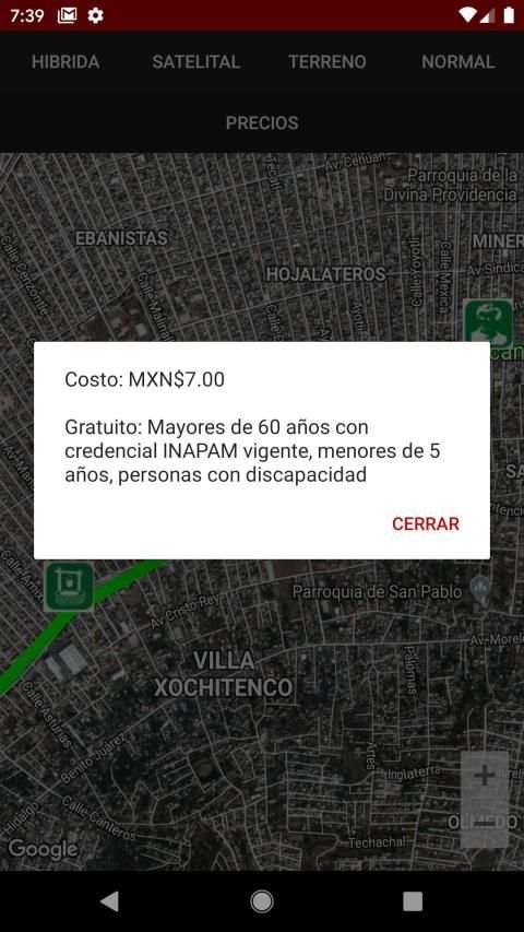 Mapa MexiBus, Suburbano y Mexicable स्क्रीनशॉट 3