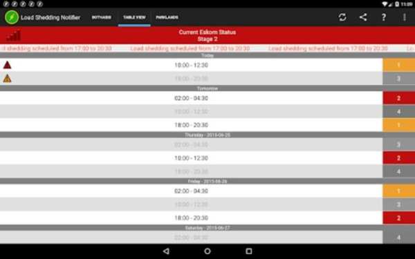 Load Shedding Notifier screenshot 1