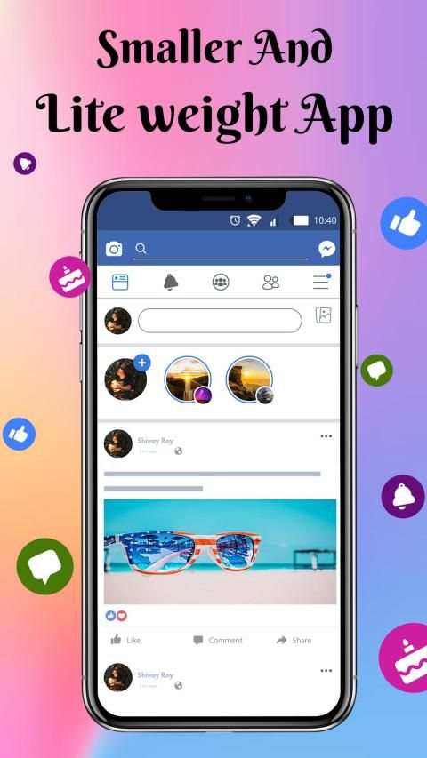 Lite for Facebook स्क्रीनशॉट 4
