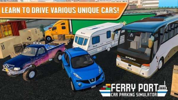 Ferry Port Trucker Parking Simulator screenshot 1
