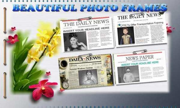 Newspaper Photo Frames स्क्रीनशॉट 7