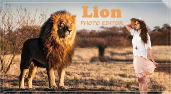 Lion Photo Editer 2020 screenshot 1