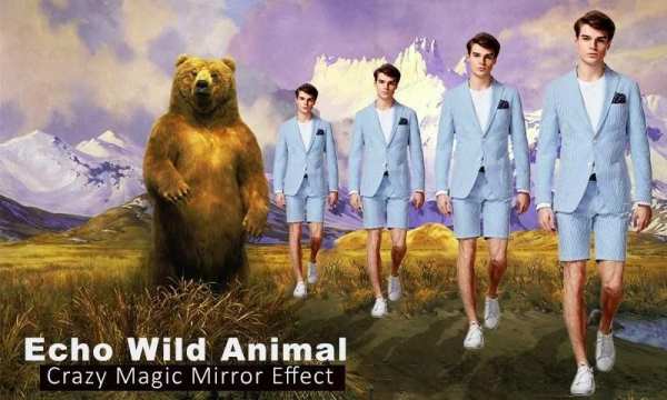 Echo Wild Animal Crazy Magic Mirror Effect screenshot 8