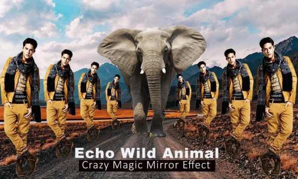 Echo Wild Animal Crazy Magic Mirror Effect screenshot 2