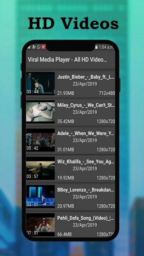 Full HD Video Player - All Format 4k HD स्क्रीनशॉट 1
