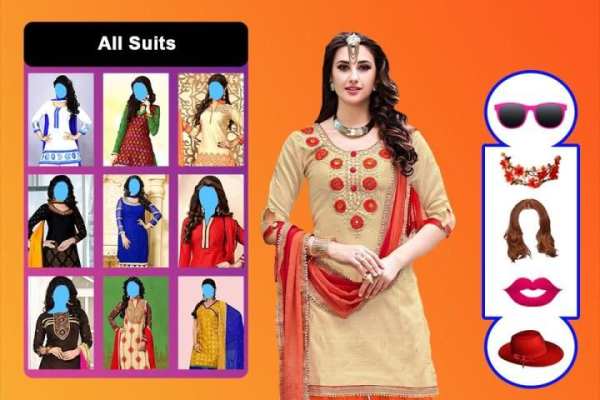 Salwar Suit Photo Suit 3 تصوير الشاشة