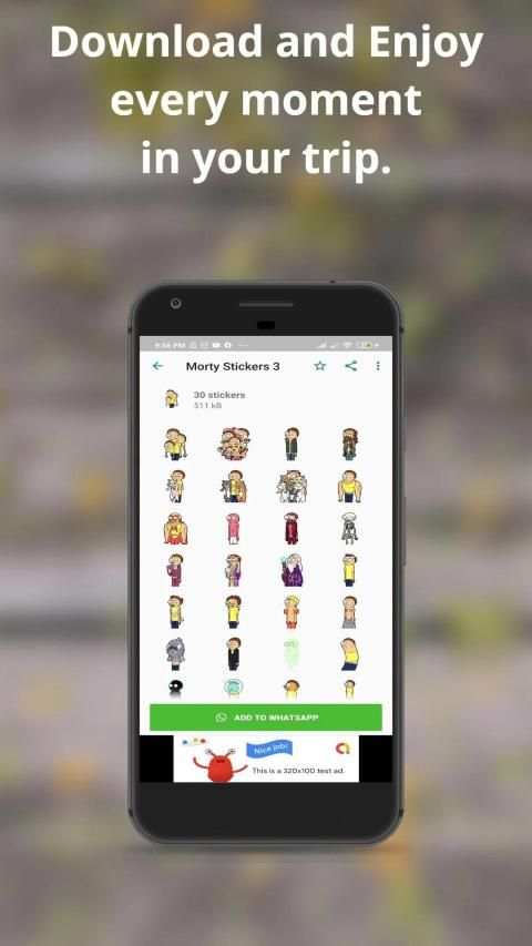R&M Stickers For Whatsapp screenshot 2
