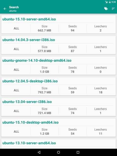 Torrent Search Engine screenshot 13