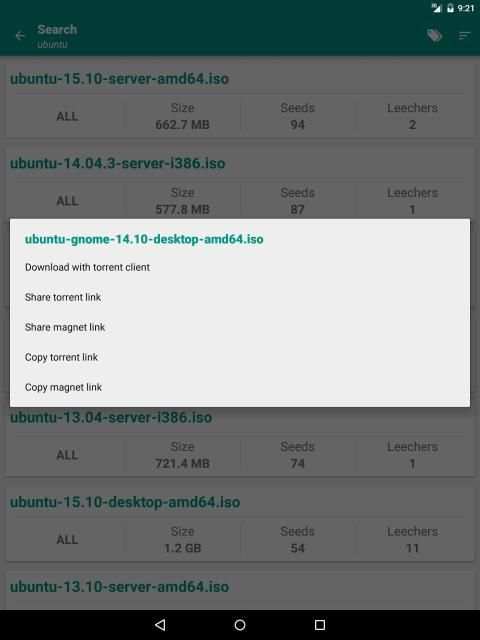 Torrent Search Engine screenshot 12