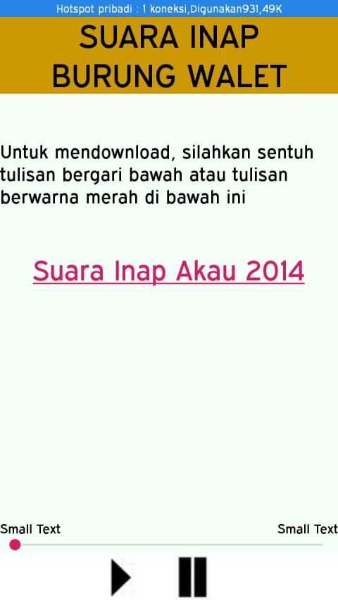 Suara Walet Bisa Download screenshot 1