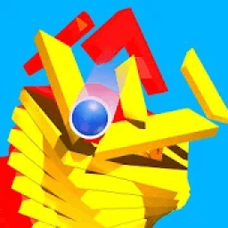 ikon Stack Ball Fall Blast-Stack Jump Through Platforms