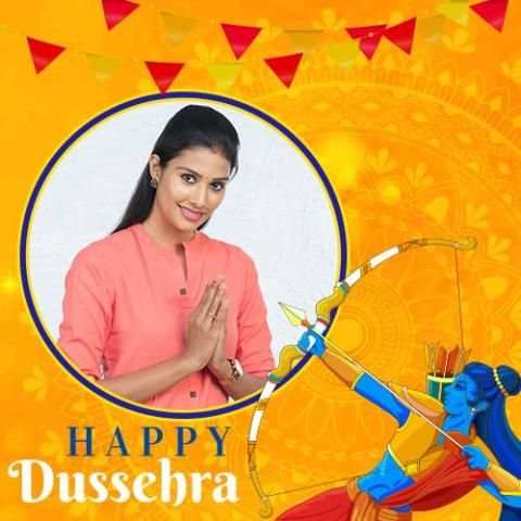 Dussehra Navaratri Photo Frames स्क्रीनशॉट 1