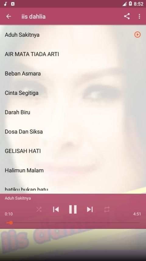 Iis Dahlia Mp3 Offline screenshot 4