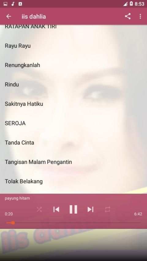 Iis Dahlia Mp3 Offline screenshot 1