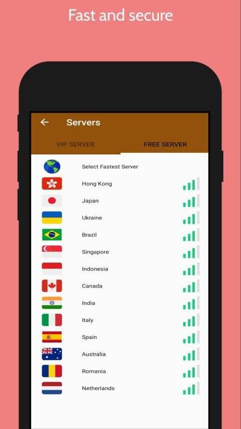Ultra Vpn - lightning fast & secure proxy servers screenshot 1