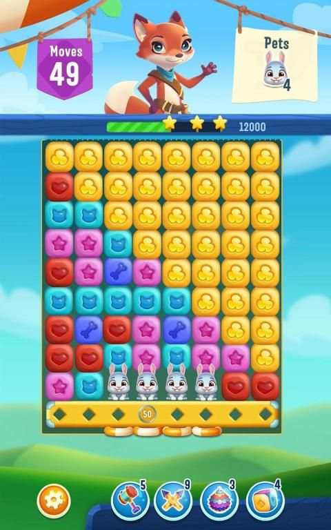 Pet Rescue Puzzle Saga स्क्रीनशॉट 1