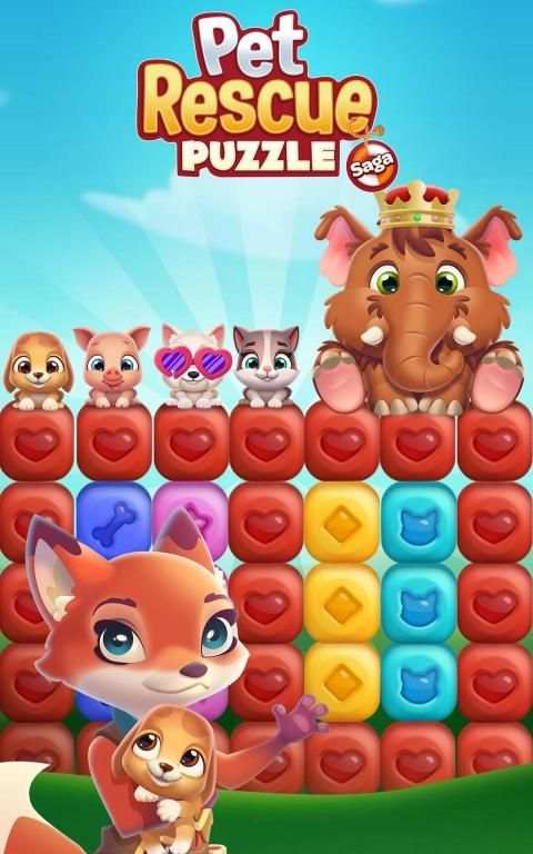 Pet Rescue Puzzle Saga स्क्रीनशॉट 4