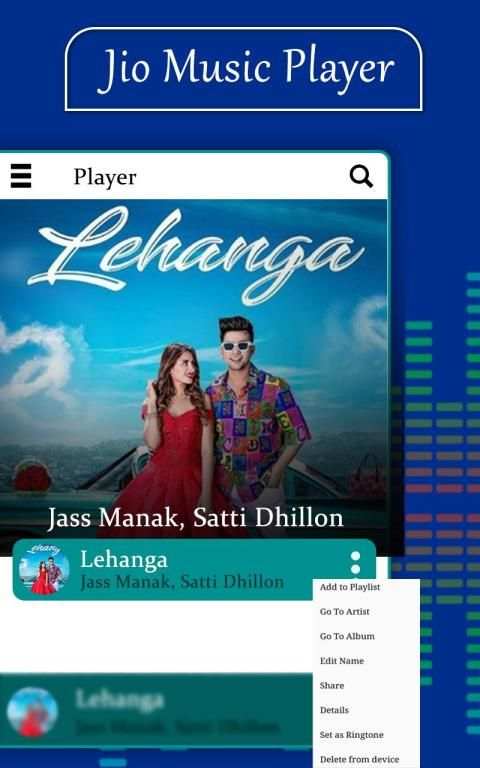 Music Player - Jio music स्क्रीनशॉट 5