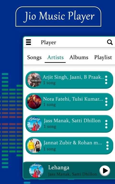 Music Player - Jio music स्क्रीनशॉट 6