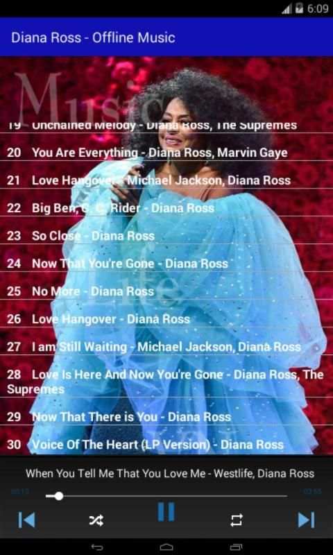 Diana Ross - Offline Music स्क्रीनशॉट 3