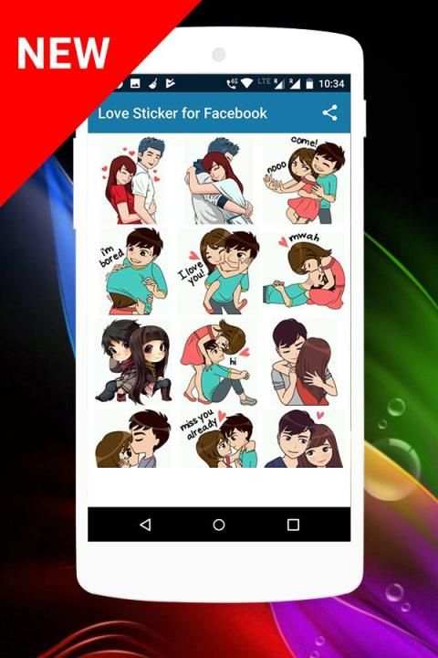 Love Stickers for Facebook screenshot 2