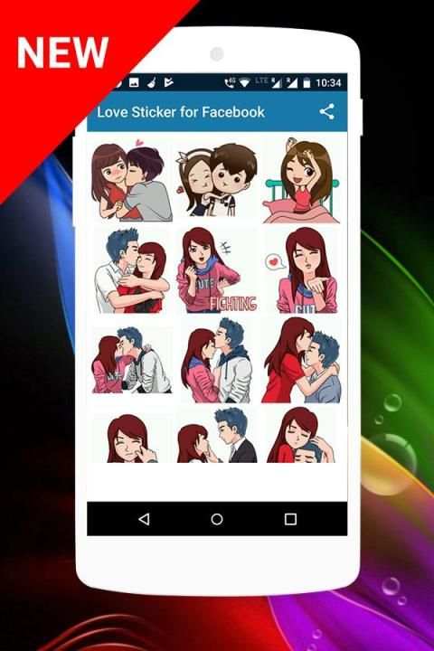 Love Stickers for Facebook screenshot 1