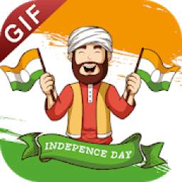 Independence Day GIF : 15 August Stickers Pack