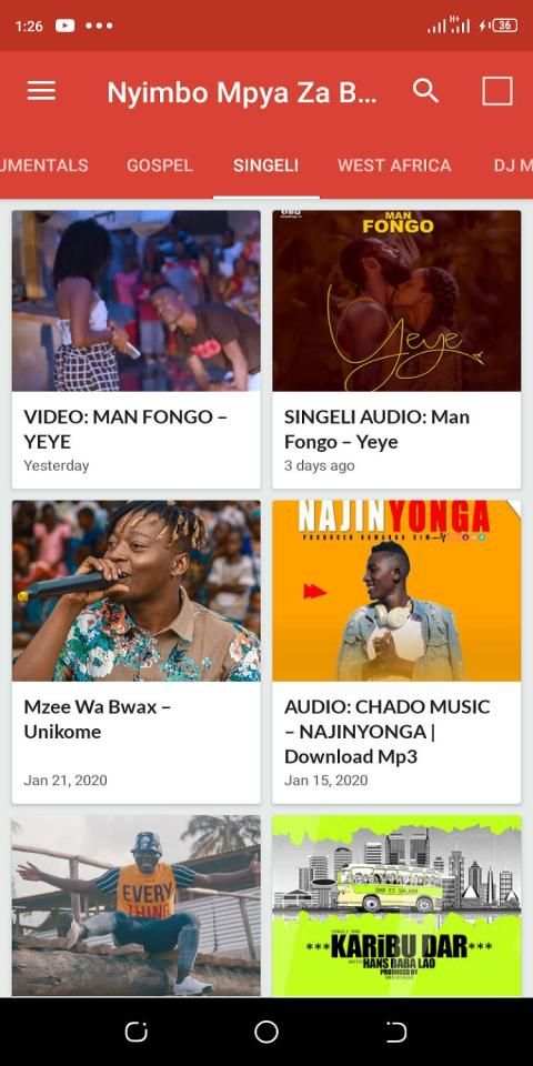 NYIMBO MPYA ZA BONGO FLEVA screenshot 2