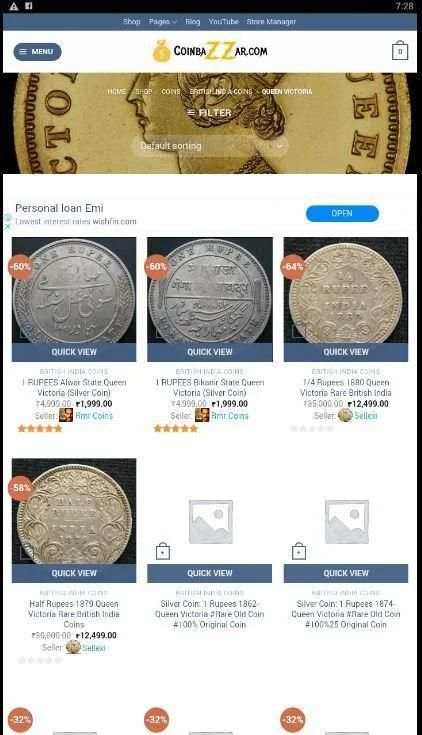 British Coins of India Price Value screenshot 2