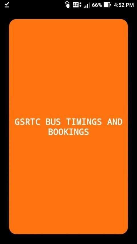Gujarat State - GSRTC Bus Timings and Bookings screenshot 1
