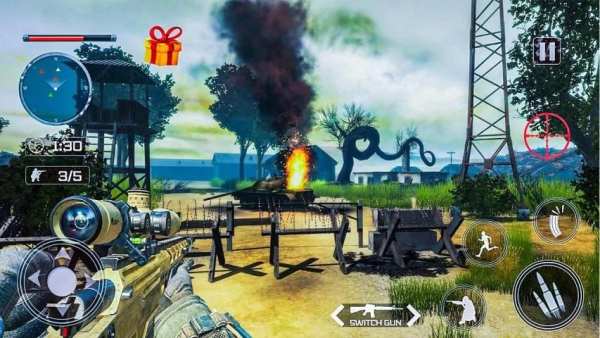 Call of Army Sniper Shooting screenshot 4