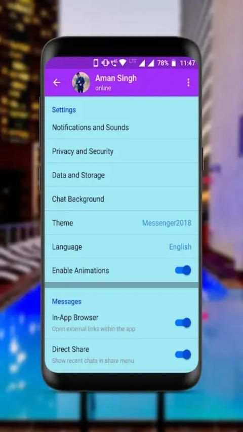 VIDEOCALL AND MESSENGER screenshot 2