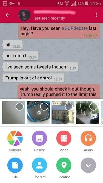 VIDEOCALL AND MESSENGER screenshot 1