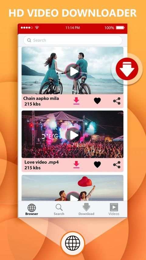 Free Video Downloader - Video downloading app स्क्रीनशॉट 3