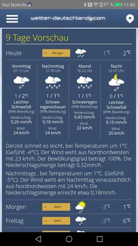 Wetter-DE screenshot 3
