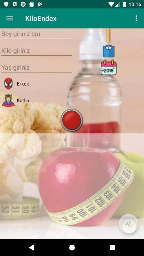 Vücut Kitle İndeksi screenshot 1
