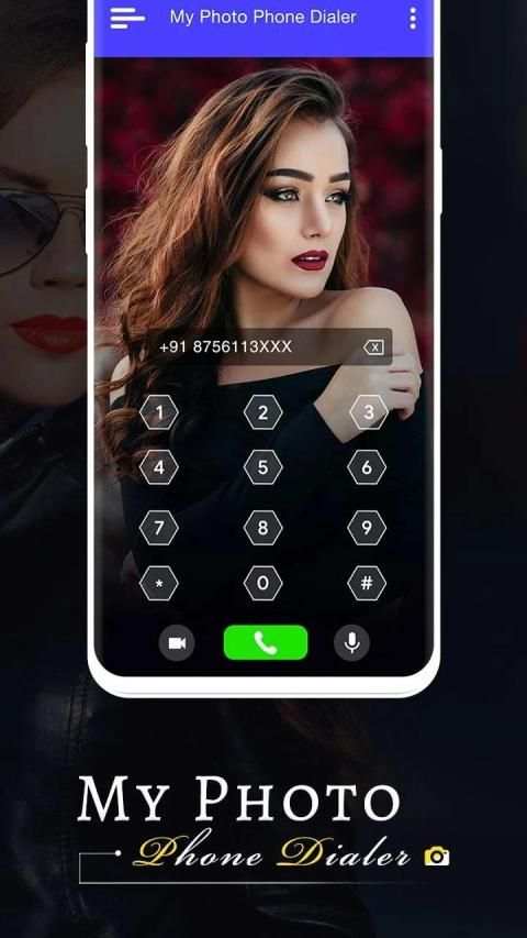 My Photo Phone Dialer : Photo Caller Screen screenshot 1