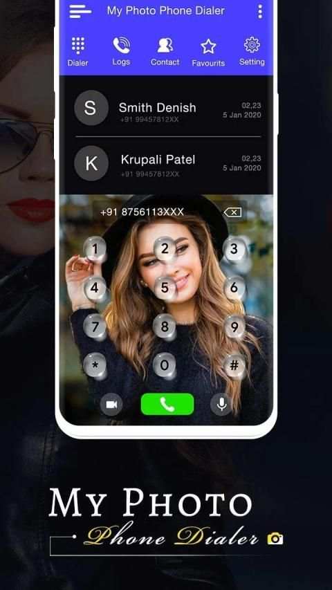 My Photo Phone Dialer : Photo Caller Screen screenshot 2